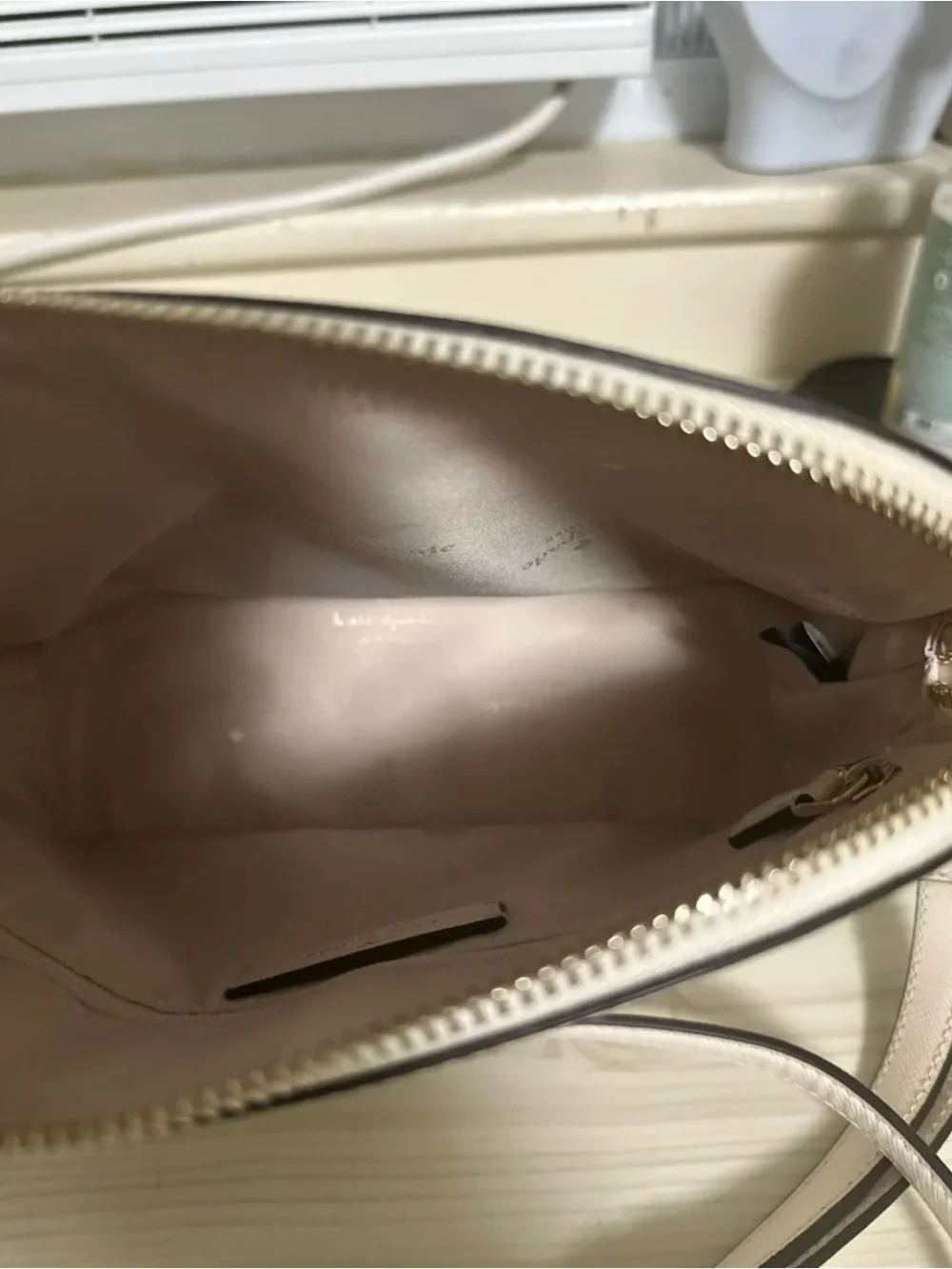 kate spade Cream Dome Crossbody Bag